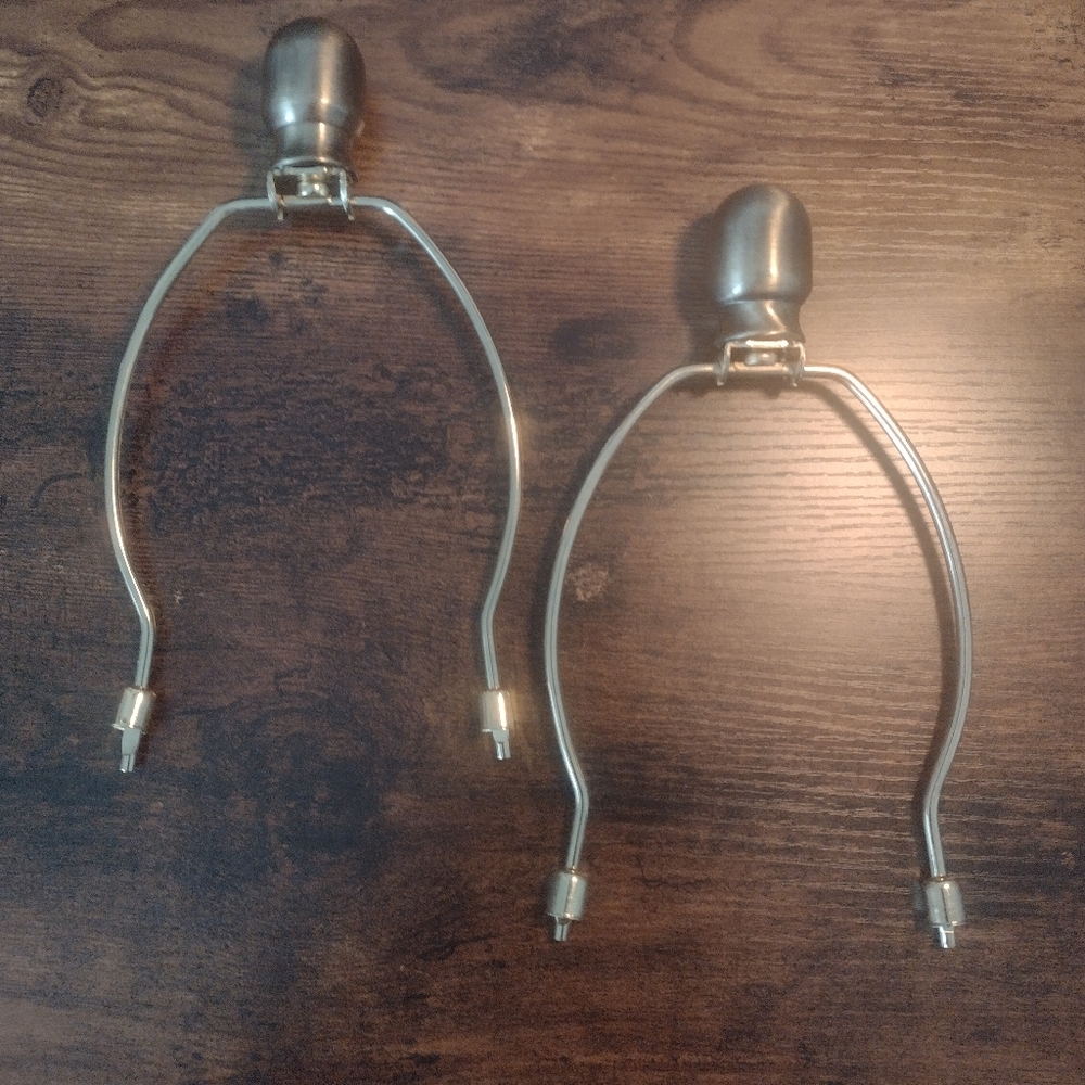 Two matching unused lamp harps